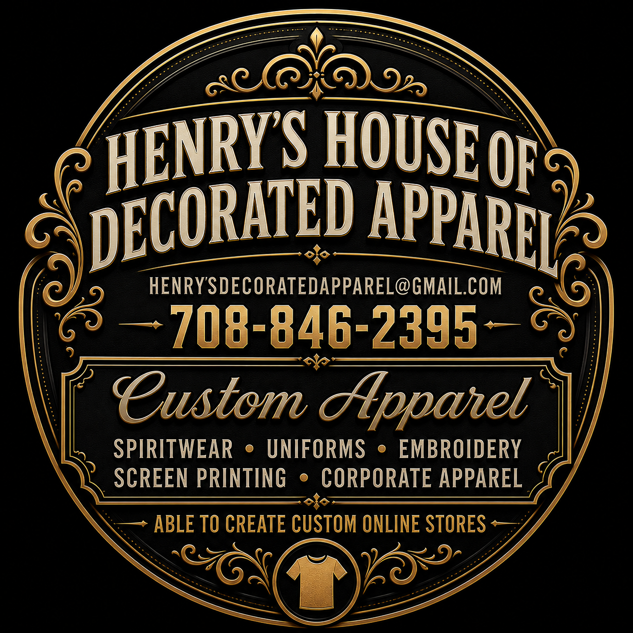 Henry's House of Decorated Apparel logo